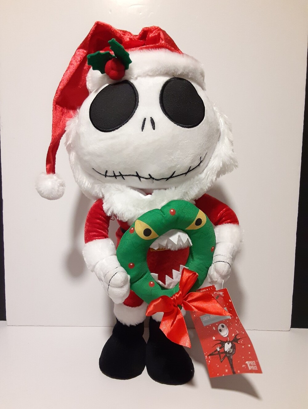 Jack Skellington Santa Plush Door Greeter Nightmare Before Christmas Gemmy NEW